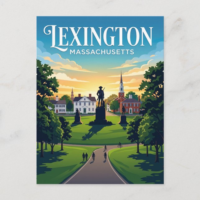 Cartão Postal Lexington EUA (Frente)