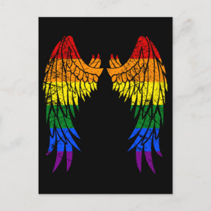 Cartão Postal LGBTQ Anjo LGBT Gay