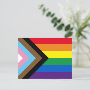 Cartão Postal Lgbtq arco-íris inclusivo orgulho gay