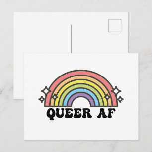 Cartão Postal LGBTQ Trans Bissexual LGBT Lésbica Orgulho gay da