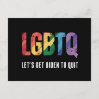 LGBTQ Vamos Fazer Biden Deixar o Orgulho Gay em Pa