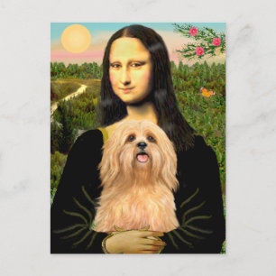 Cartão Postal Lhasa Apso 9 - Mona Lisa