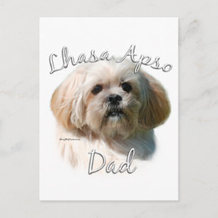Cartão Postal Lhasa Apso Pai 2
