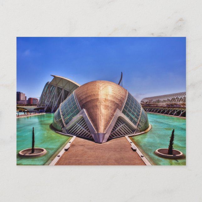 Cartão Postal L'Hemisfèric, Valencia, Espanha (Frente)
