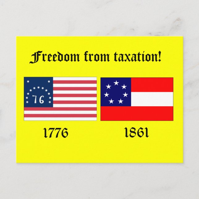 Cartão Postal Liberdade de Tributação (Frente)