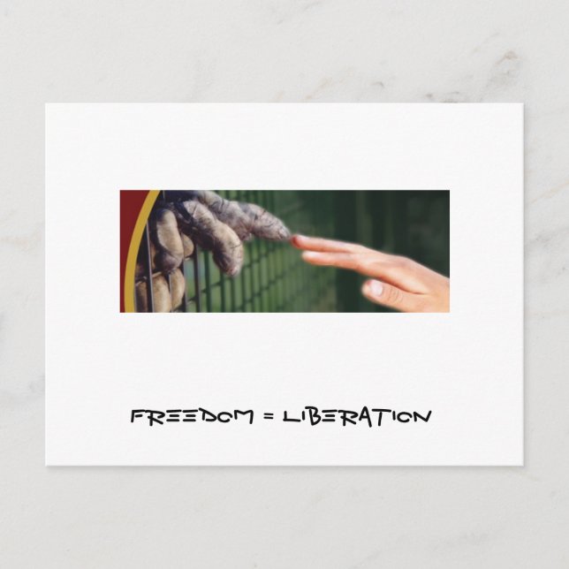 Cartão Postal Liberdade = libertação (Frente)