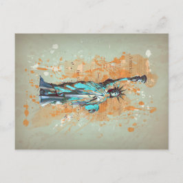 Cartão Postal Liberdade, Nova Iorque, Manhattan, EUA, América