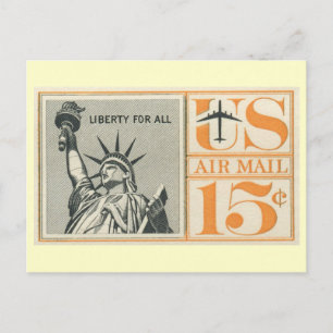 Cartão Postal Liberdade para todos, Estátua da Liberdade