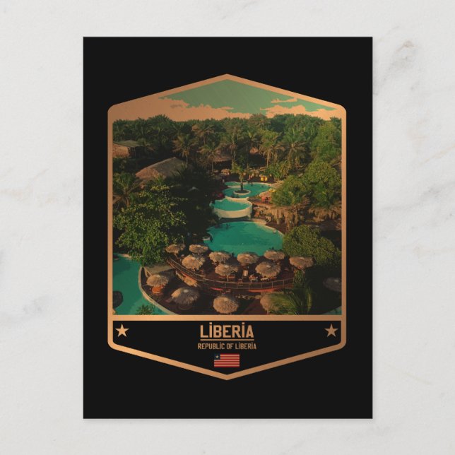 Cartão Postal Libéria (Frente)
