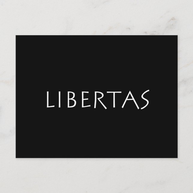 Cartão Postal Libertas (Frente)