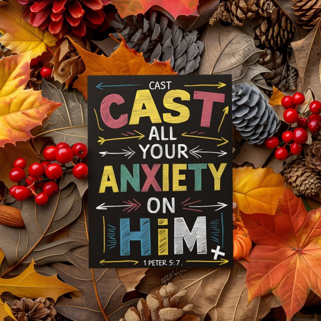 Cartão Postal Liberte As Suas Preocupações, Abrace A Paz (Criador carregado)