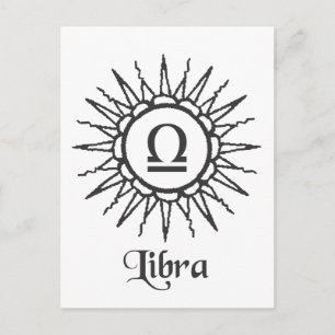 Cartão Postal Libra