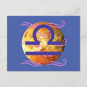 Cartão Postal Libra