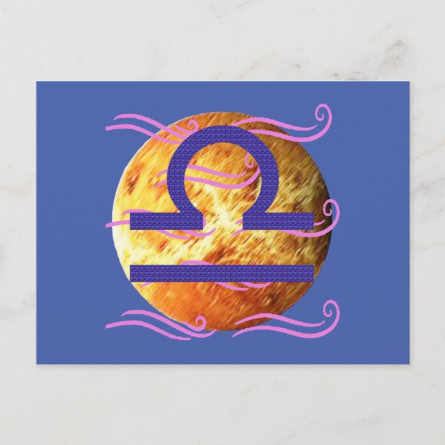Cartão Postal Libra (Frente)