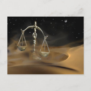 Cartão postal Libra no Deserto