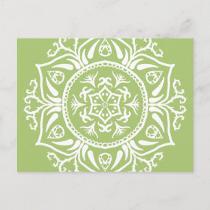 Cartão Postal Lichen Mandala