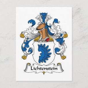 Cartão Postal Lichtenstein Family Crest