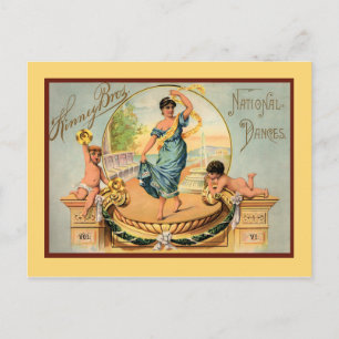 Cartão Postal Lições de dança