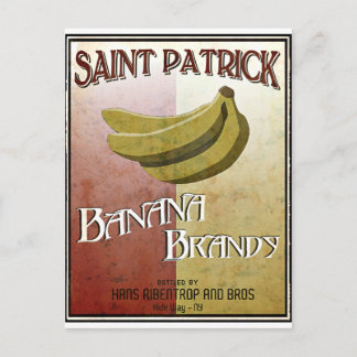 Cartão Postal Licor de Banana