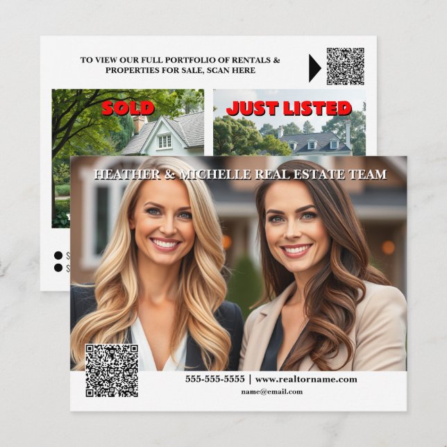 Cartão Postal Líder no mercado imobiliário de imóveis gerando fo (Frente/Verso)