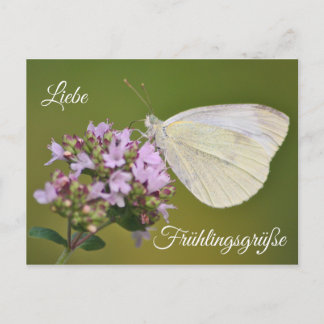 Cartão Postal Liebe Frühlingsgrüße