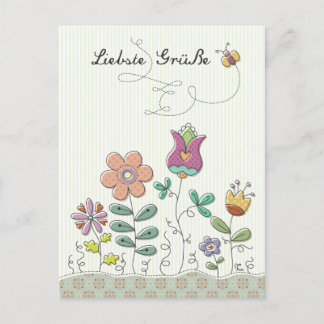 Cartão Postal Liebste Grüße