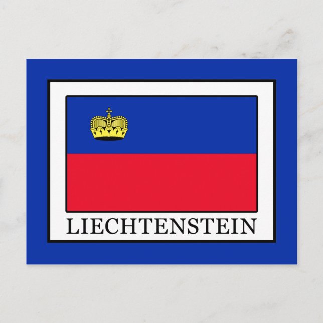 Cartão Postal Liechtenstein (Frente)