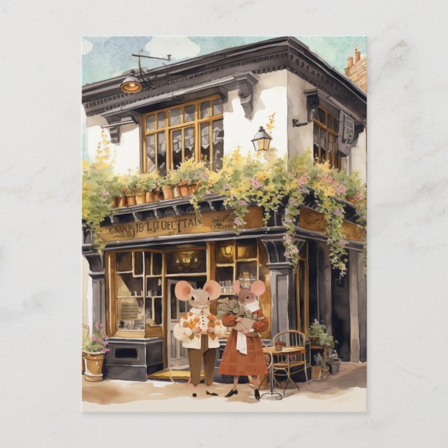 Cartão Postal Life in Mice Town - Cartão-postal para Amigos da I (Frente)