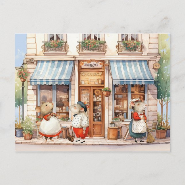 Cartão Postal Life in Mice Town - Life As Usual (Frente)