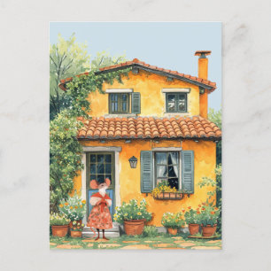 Cartão Postal Life in Mice Town Series - Férias de Verão