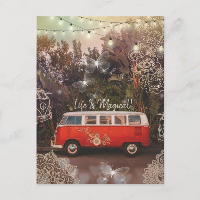 Cartão Postal Life is Magical (Frente)