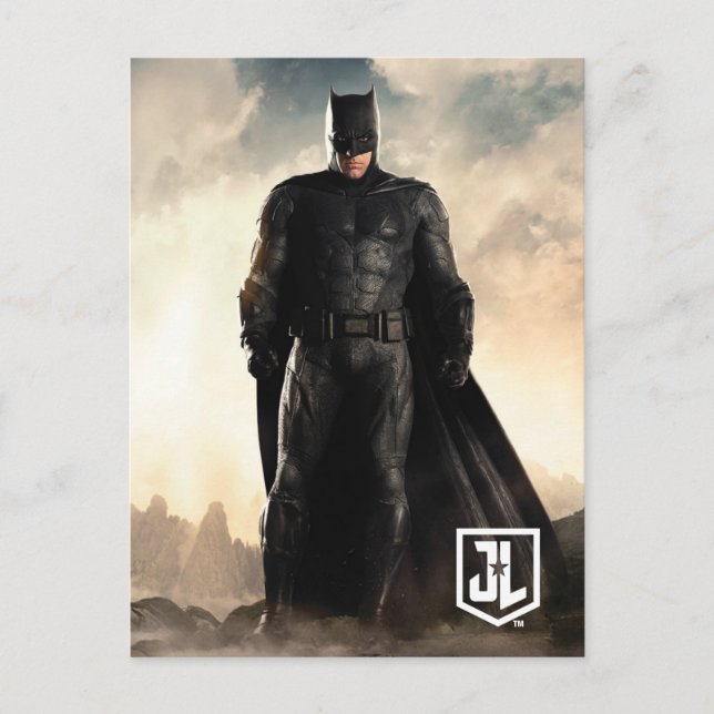 Cartão Postal Liga da Justiça | Batman No Battlefield (Frente)