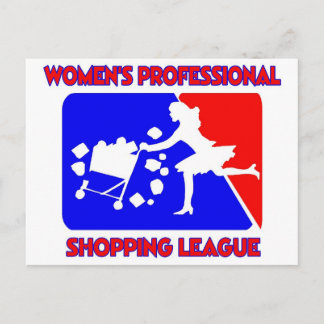 Cartão Postal Liga de Compro Profissional das Mulheres