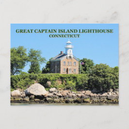 Cartão Postal Lighthouse da Ilha do Capitão excelente, Cartão-po