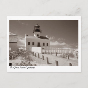 Cartão Postal Lighthouse de Loma de Ponto Antigo, II