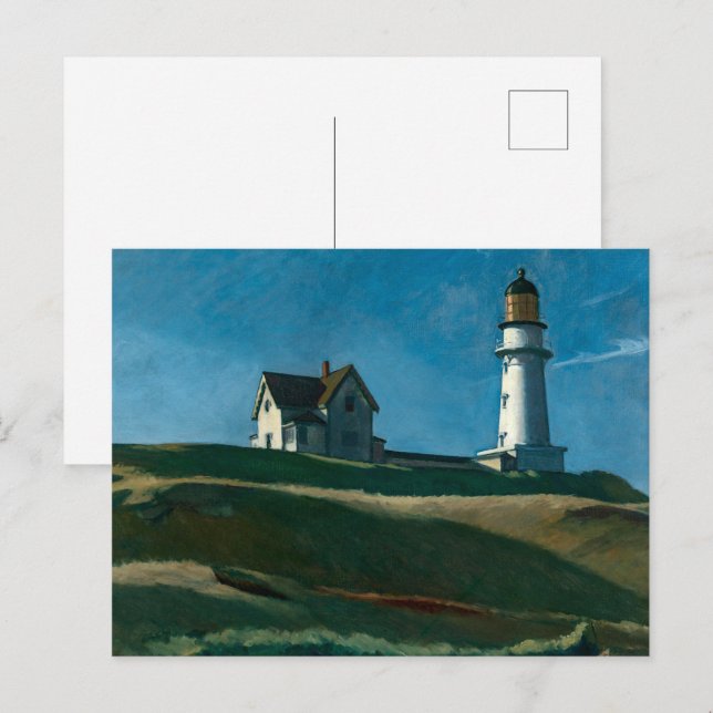 Cartão Postal Lighthouse Hill | Edward Hopper | (Frente/Verso)