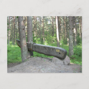 Cartão Postal Like a knife through butter. Postcard