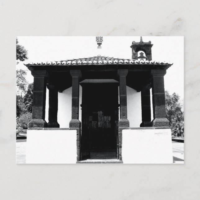 Cartão Postal Lil Church in Funchal, Portugal Cartão-postal (Frente)