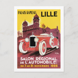 Cartão Postal Lille Salon Regional de L'Automobile
