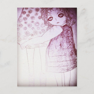 Cartão Postal Lily era uma garotinha
