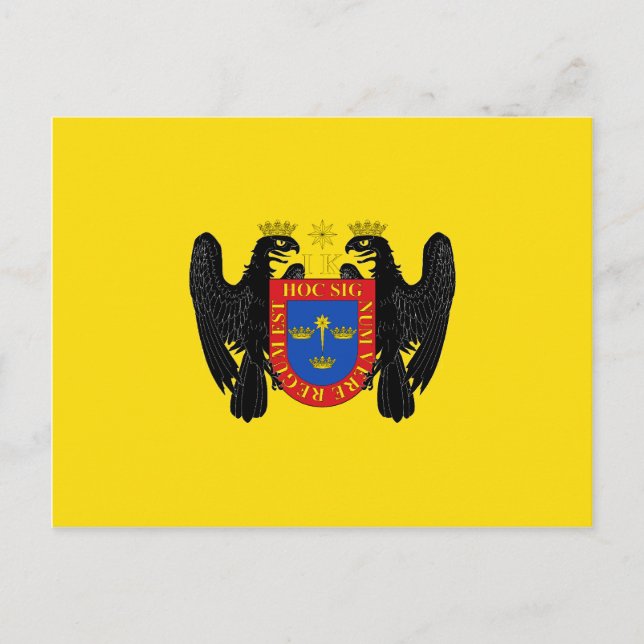 Cartão Postal Lima, bandeira do Peru (Frente)
