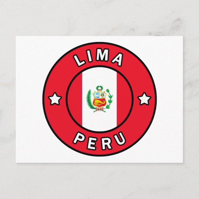 Cartão Postal Lima Peru (Frente)