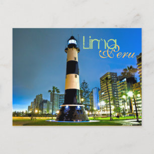 Cartão Postal Lima, Peru, distrito de Miraflores, S.A.