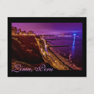 Cartão Postal Lima, Peru, distrito de Miraflores, S.A.
