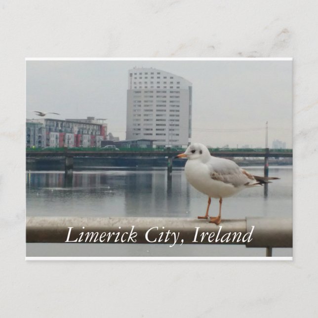 Cartão Postal Limerick City, Irlanda (Frente)