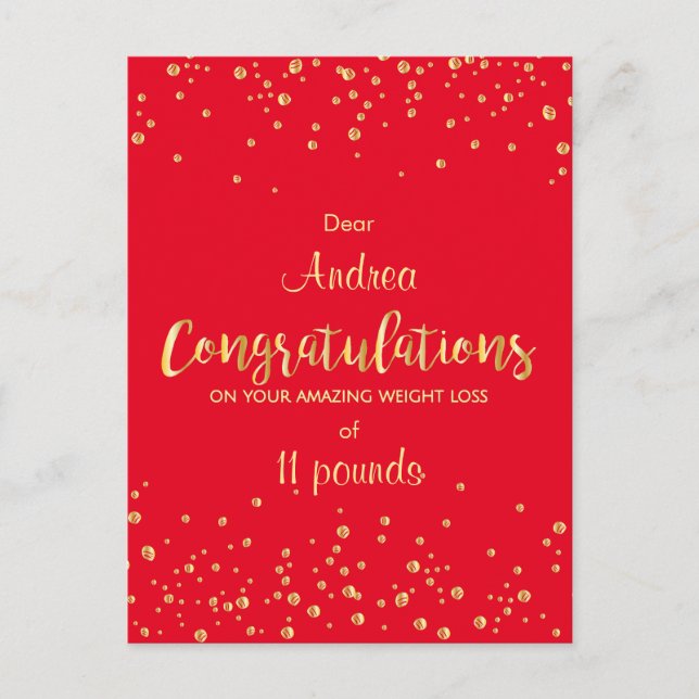 Cartão Postal Limitação de Peso Perda de Certificado de Prêmio (Frente)