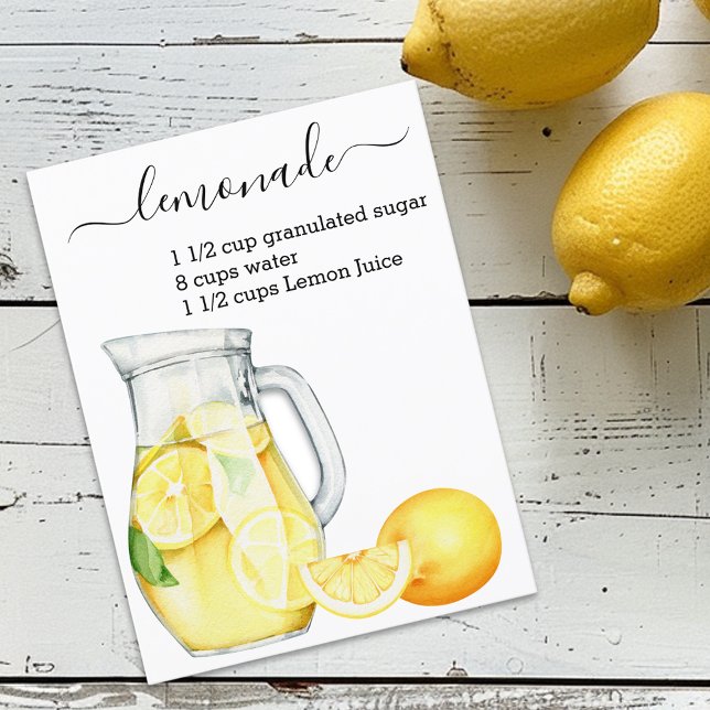 Cartão Postal Limões de Aquarela de Limonada de Limonada (Criador carregado)