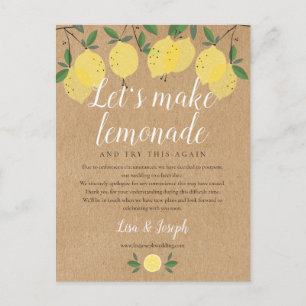 Cartão Postal Limões Russos Mudam a Data do Adiamento da Foto