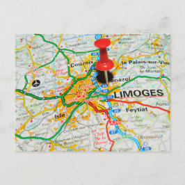 Cartão Postal Limoges, França