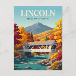 Cartão Postal Lincoln New Hampshire